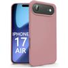 N NEWTOP Cover Compatibile per Apple iPhone 17 Air, Custodia TPU SOFT Gel Silicone Ultra Sottile Flessibile Case Posteriore Protezione Fotocamera Anti Urto Guscio Scocca Colorato (Rosa)