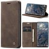 Wusbulk Cover per Xiaomi Redmi Note 14 Pro 5G /Note 14 Pro Plus 5G/Poco X7 5G, Cover in Pelle PU Portafoglio Flip Magnetica con Supporto e Slot Carte, Antiurto Libro Custodia, Caffè