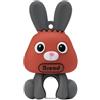 leizhan 64GB Chiavetta USB ad Alta Velocità Pen Drive Carino Coniglio Design Memory Stick per la Famiglia Studente Amico - Coniglio