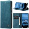 Wusbulk Cover per Xiaomi Redmi Note 14 Pro 5G /Note 14 Pro Plus 5G/Poco X7 5G, Cover in Pelle PU Portafoglio Flip Magnetica con Supporto e Slot Carte, Antiurto Libro Custodia, Blu verde