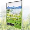 ESENG® Carta ad acquerello premium DIN A2, 100% cotone, 30 fogli, 300 g/mq, colore bianco, blocco ad acquerello, blocco da colorare per acquerello, disegno, pittura
