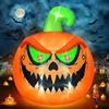 Kalolary 15 FT Decorazioni Halloween Gonfiabili per Esterni - Gigante Zucca Con Occhi Verdi e Rossi per Outdoor, Cortile, Giardino e Prato