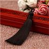 SHTGOI 10 pezzi, 8 cm, nappe fatte a mano, ciondolo con frange con cordoncino in seta di ghiaccio, passanti per segnalibri, nappe per gioielli, souvenir, abbigliamento fai da te, accessori per