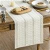 Artoid Mode Macramè Runner da Tavola Beige 30x183 cm, Decorazione da Tavolo da Cucina Vacanze Feste Compleanno Matrimoni