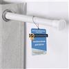 Joydeco Asta per tenda da doccia senza forare 210-260cm Ø32mm, asta telescopica da klemmen, asta per tende antiscivolo, nessun danno alle pareti, asta telescopica per tende da bagno, finestre, armadio