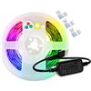 GLEDOPTO Zigbee Mini USB Controller 5V RGBW LED Strip Light IP20 TV Backlight impermeabili con app ZigBee, RGB e doppio bianco, retroilluminazione casalinga