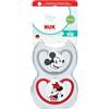 NUK Perfect Match Air Succhietto per Bambini | 6-18 Mesi | Succhietti Ortodontici Anti-Irritazione e Traspiranti | Accettato dal 95% dei Bambini** | Disney Minni | Confezione da 2