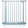 Safetots Cancelletto di Sicurezza Elite, 65,5cm - 74,5cm, Grigio Opaco, Cancelletto di Sicurezza a Pressione per Scale, Cancelletto per Bambini per Porte, Barriera di Sicurezza, Installazione Facile