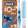 Oral-B Spazzolino Elettrico Ricaricabile iO Kids 6+, 1 Testina, Custodia, Azzurro - Disney Stitch, 1 Testina di Ricambio per Spazzolino Elettrico, dai 6 Anni in su, Delicato sulle Gengive, Custodia