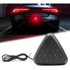 NWpangu Luci Terzo stop Posteriore Universale Alta Posizione 3rd Luce Freno per Auto, 3 Modalità di illuminazione. (Nero)