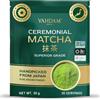 VAHDAM Matcha Cerimoniale 30g | Autentico Matcha Ceremonial Grade da Uji, Giappone | Polvere Ultra-Fine e Vellutata | Senza Amaro, Aroma Fresco