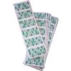 KEKA 210 Cartoni di colore verde, riutilizzabili con gettoni (non inclusi) o da usare e gettare barrando, per gioco da bingo tradizionale a 90 palline