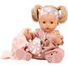 Götz Maxy Aquini 2518253 - Bambola da bagno con farfalla, 42 cm, capelli biondi, occhi azzurri, set da 8 pezzi, bambola da bambina