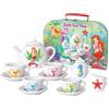 GICO CH12094 - Set da tè per bambini, in porcellana, 13 pezzi, motivo: sirena