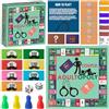 Aurihxus Adultopoly Board Game Giochi per Coppia, Monopoly Giochi Da Tavolo per Coppie Adulte, Relationship Card Game