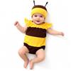 Beipegin Costume Neonato Costume da Ape Coccinella Body Pagliaccetto Tutina Bebè per Bambina Bambino Halloween Feste 0-9 Mesi