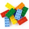 Lego Duplo, 2 pietre da costruzione 2 x 2 trasparenti, medie e chiare blu, per Zoo Parks 4960 10515 6134 9214 45012 3437 31460