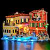 GEAMENT Set di Luci LED Compatibile Con LEGO Riviera italiana Ideas 21359 (Modello di mattoncini non incluso)