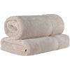 Superior Set di lenzuola da bagno in cotone egiziano, 2 pezzi, telo da bagno 86,4 x 172,7 cm, 800 g/m², 2 pezzi, colore: pietra