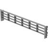 SOTECH Griglia di ventilazione per battiscopa 396 x 83 mm grigio