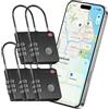 KeySmart SmartLock Lucchetto da Viaggio con Tracciamento-Approvato TSA,Compatibile con Apple Find My,Localizzatore GPS Bluetooth,Batteria Sostituibile Non Ricaricabile(Confezione da 5)