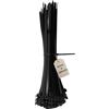 Double Dragon Confezione da 100 fascette in nylon PA66 resistenti, 400 mm x 9 mm, fascette autobloccanti di grado industriale con resistenza alla trazione di 79,4 kg, per uso interno ed esterno