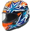 ARAI Casco RX-7 V EVO OKAMOTO COMPASS Arancione Blu ARAI