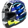 ARAI Casco RX-7 V EVO SPECTRE Viola Blu Nero ARAI