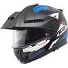 SCHUBERTH Casco E2 TRAIL Blu Nero Bianco Opaco SCHUBERTH