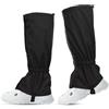 BNGXR Ghette per bambini, impermeabili, per esterni, regolabili, impermeabili, traspiranti, per gambe, ghette, ghette da trekking, per escursioni, sci, trekking, arrampicata (nero)