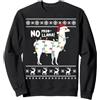 Christmas Ugly Sweaters T-shirt Co. Fa La La Llama Christmas Funny Ugly Christmas Sweater Felpa