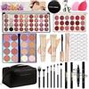 Hoorayeah Kit trucco - Set trucco per ragazze - Set regalo per donne con palette di ombretti, rossetti