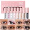 Sitovely 8Pcs Set di Ombretti Glitter Liquidi, Shimmer Liquid Eyeshadow, Ombretto Scintillante Luccicante, Asciugatura Rapida, Trucco Occhi Coreani Metallico a Lunga Durata