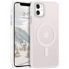BENTOBEN - Custodia per iPhone 11, magnetica [compatibile con Mag Safe], custodia protettiva antiurto, sottile, opaca, traslucida, anti-impronta per iPhone 11 da 6.1'', grigio chiaro