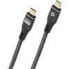 OEHLBACH Cavo USB Pulse CC - USB TYPE-C® - Velocità dati 40 Gbps, funzione di ricarica rapida 240 W, guaina TPE, conduttore interno OFC, antracite - 1 m