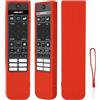 CTRLBETTER Custodia Telecomando in Silicone Compatibile Con Philips SRC-3215-01 SRC-3215-06 SRC-3216-12 SRC-3216-06S TV Telecomando Copertura Protettiva Antiurto Con un Cordino(Rosso)