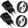 OERYIEG 2 Pezzi Caricabatterie Rapide di Rete USB C per Samsung Galaxy S22 S21 S20 S8+ S9+ S10+ S10e S9 S8 A17 A16 A15 A14 A56 A55 A54 A53 A36 A35 A26 A25 A05s con Cavo Type C da 1.5m