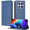 XINYEXIN Custodia per Xiaomi Redmi Note 14 Pro 5G/14 Pro Plus 5G/14 Pro+ 5G/Poco X7 5G, Cover a Libro in Pelle PU con Blocco RFID, Slot per Carte, Supporto, Protezione Completa Antiurto - Blu