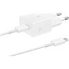 Samsung EP-T2510X Caricatore originale da 25W, Porta USB-C (con Cavo), Bianco