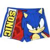 eplusm Sonic The Hedgehog - Costume da bagno per ragazzi e bambini, ad asciugatura rapida, traspirante, 104/110 116/122 128/134, Blu, 104 cm-110 cm