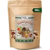 Biojoy Magia d'Inverno Biologica (500 g) - Mix di frutta secca e frutta a guscio con mandorle, anacardi, mirtilli rossi, gelsi bianchi, noci del Brasile e cioccolato