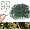 Norhogo 100 Pezzi Clip da Giardino, Clip per Piante in Plastica Verde Clip per Piante Riutilizzabili Clip da Giardino per Piante Clip