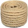 Eyeleaf 10M Corda Canapa 10mm Corda per Tiragraffi in Sisal Spago per Decorazioni Fai da Te Giardinaggio Corda Tiragraffi per Gatti