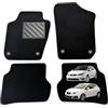 MTC Automotive Tappetini Seat Ibiza 6J 2008-2017, Su Misura, Set 4 Pezzi | Tappetini Auto Battitacco Gomma Rinforzata, Bottoni Ancoraggio, Antiscivolo, in tutte le versioni e motorizzazioni (anche FR)