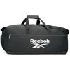 Reebok Ashland Borsa da viaggio nera 55 x 25 x 25 cm Poliestere 34,38 L by Joumma Bags, Nero, Taglia unica, Borsa da viaggio