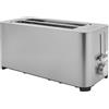 Princess Tostapane a Doppia Fessura Lunga, 1400 watt, 7 gradi di tostatura, Acciaio inox (01.142402.01.001)