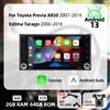Barlckxs Autoradio Multimediale Android 2 Din con Carplay per Toyota Previa XR50 2007-2019 Estima Tarago 2006-2016, GPS, BT, WIFI, Schermo da 7 Pollici, Stereo