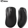 AKKO Mouse da gioco wireless Akko Nest PAW3950 8K Doppi chip 30000 DPI Mouse sportivo ergonomico ultraleggero BT e 2,4 GHz/USB Type-C