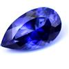 Naturale Blu Reale Ceylon Zaffiro 4.00 KT Pera Certificato Raro Loose Gemma