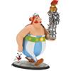 Plastoy Asterix Figurina Obelix con pila di elmi e Idéfix - Plastica - 22 cm